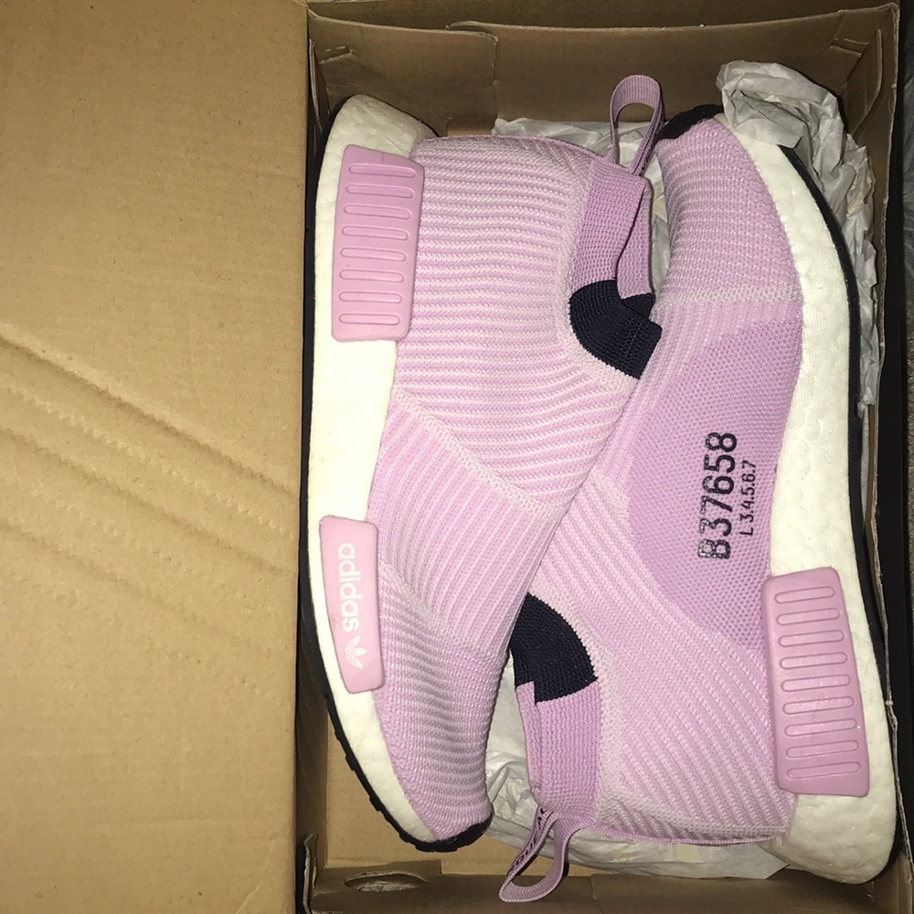 Purple adidas